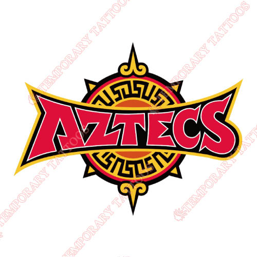 San Diego State Aztecs Customize Temporary Tattoos Stickers NO.6107